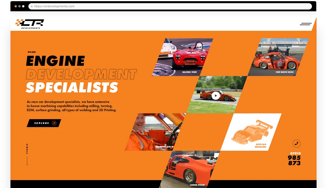 CTR Home Page Feature