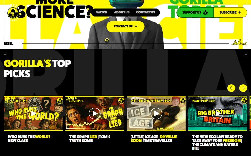 Individual video page with paywall