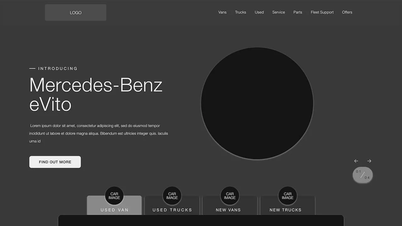 Intercounty Home Wireframe