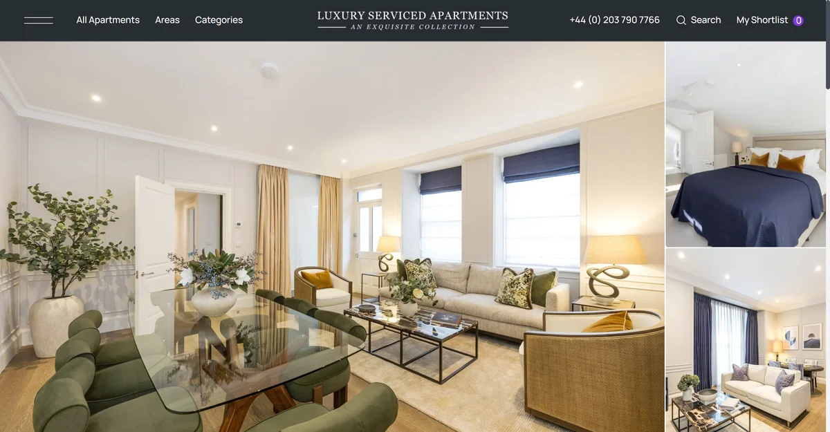 Single property page with hero image gallery