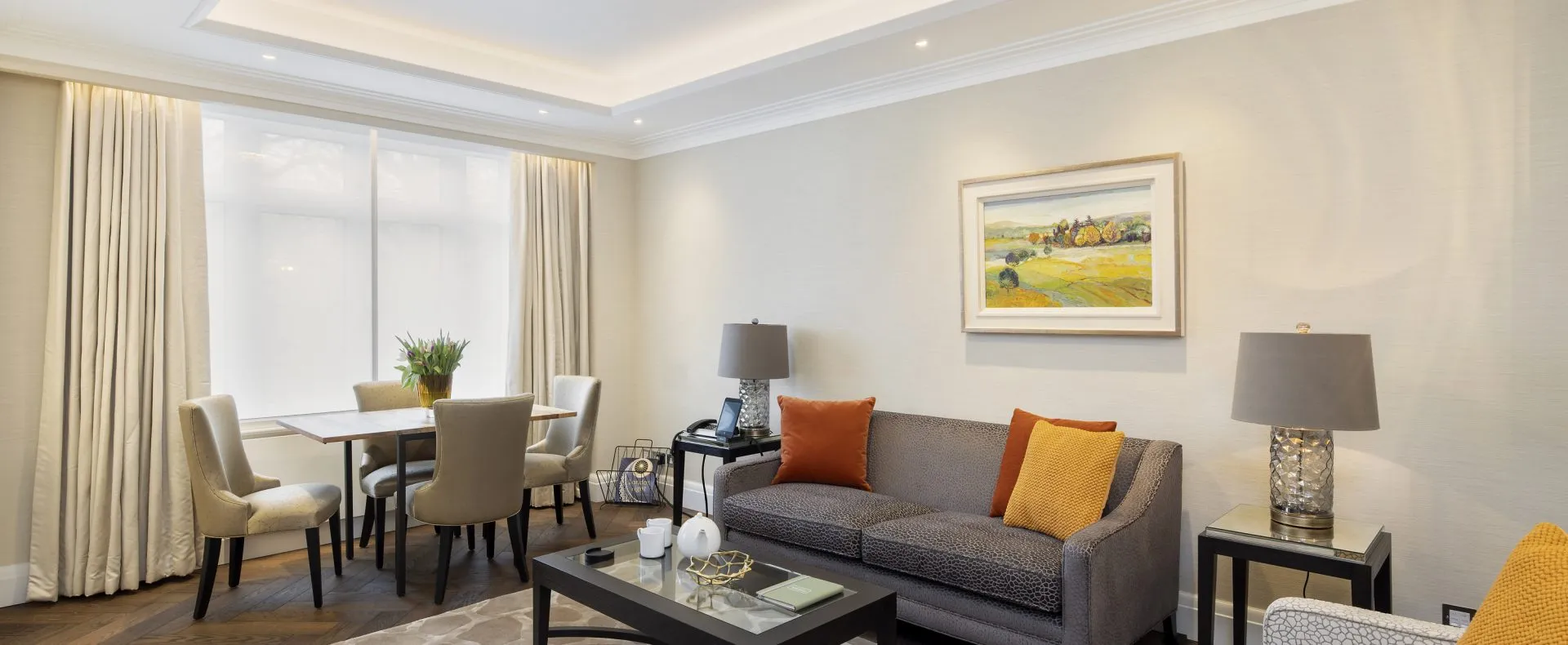 Modern apartment lounge