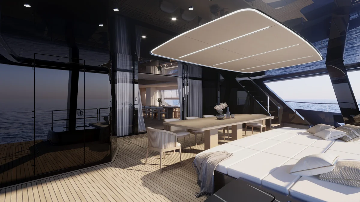 Yacht cockpit design