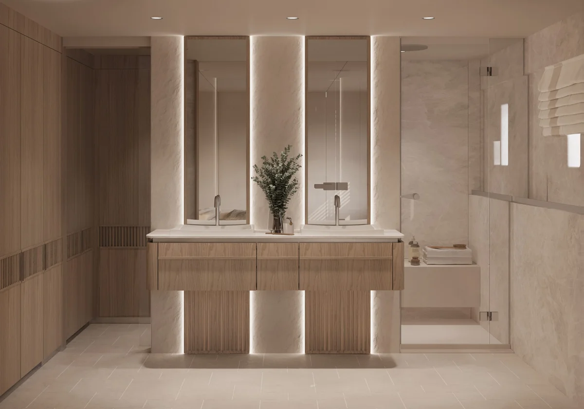 Yacht bathroom design