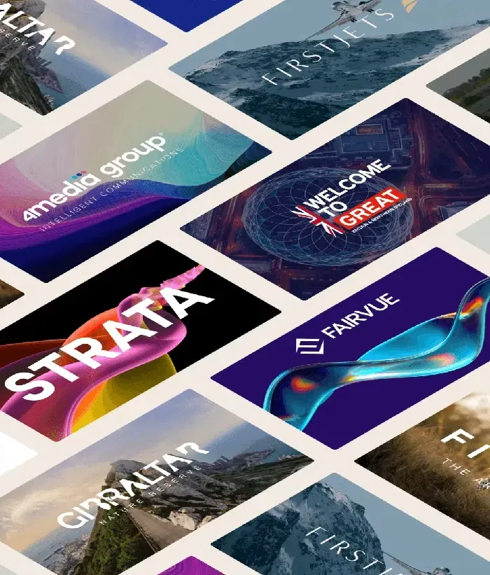 web design agency portfolio grid