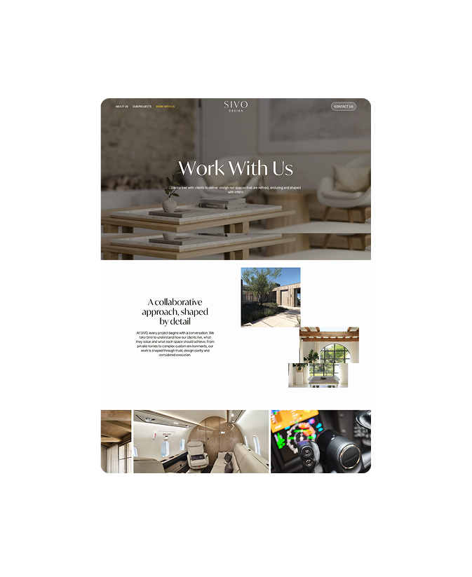 Wireframe: Homepage layout 4