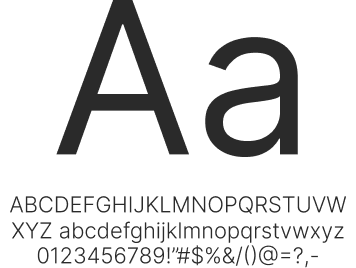 Secondary typeface: Inter Tight