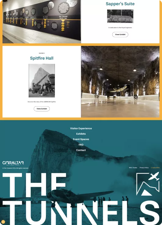 WW2 Tunnels typography and colour system