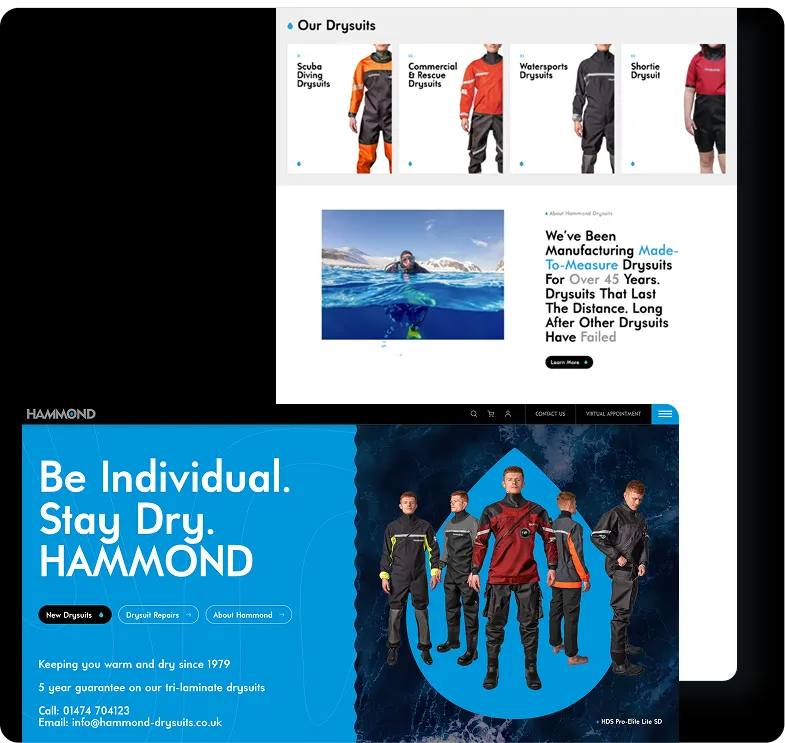 Hammond Drysuits design detail 2