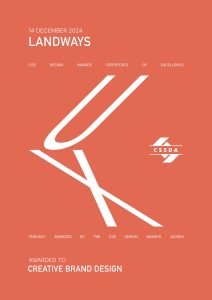 Award certificate - cssda ux landways