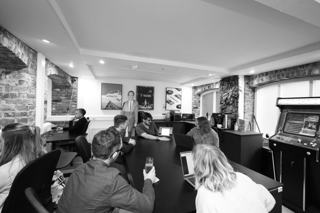 Creative team in meeting room